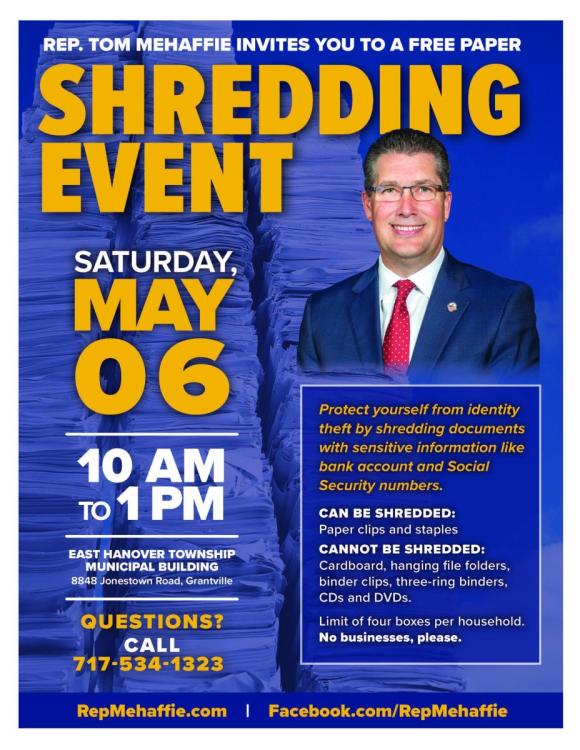 Shred event poster