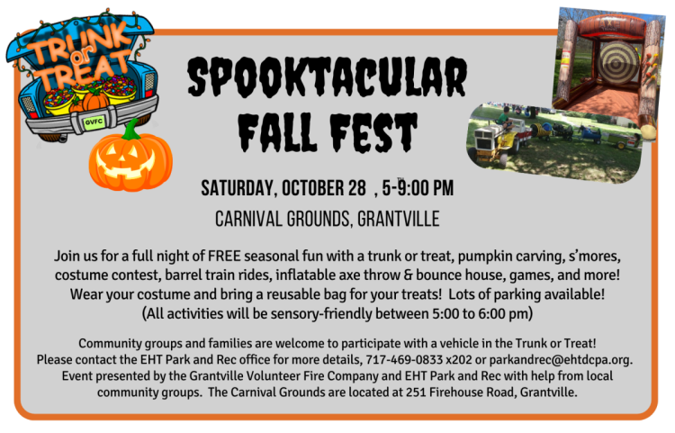 Spooktacular Fall Fest flyer